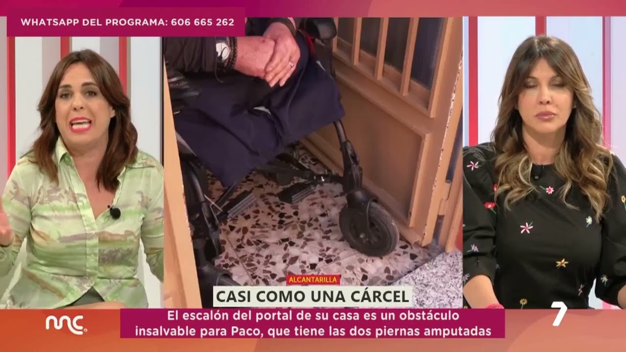 UN ESCALÓN HA CONVERTIDO SU CASA EN UNA CÁRCEL