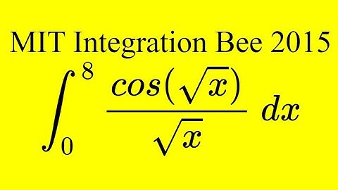 MIT Integration Bee 2015 #3