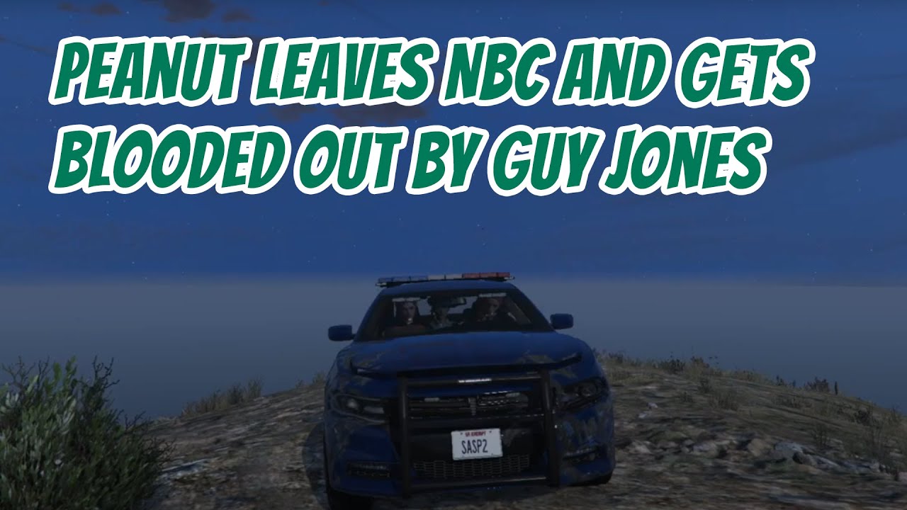 Peanut Leaves NBC and gets blooded out by Guy Jones GTA 5 RP NoPixel