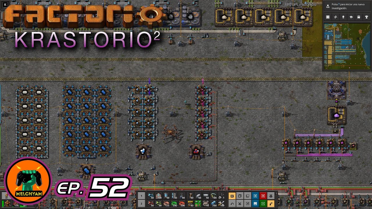 FACTORIO 1.1 KRASTORIO 2 // EP. 52 - LA HORA DEL SPIDERTRON - YouTube