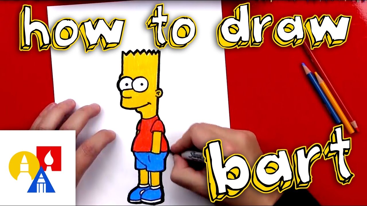 How To Draw Bart Simpson Youtube