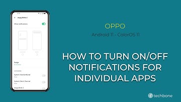 How to Turn On/Off Notifications for individual Apps - Oppo [Android 11 - ColorOS 11]