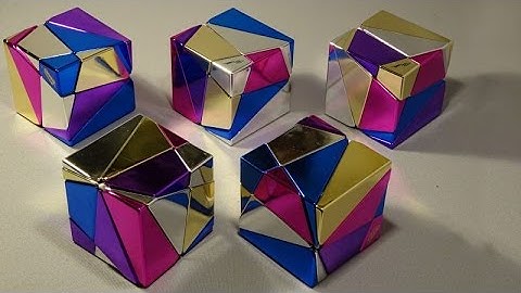 5 Colour Metalised Insanity Cubes (assembly variation)