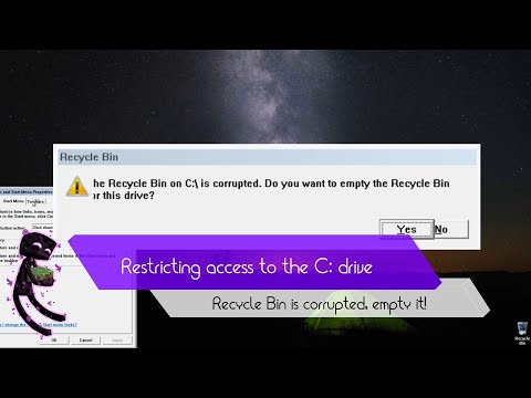 Restricting access to the C: drive