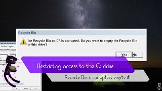 restricting access to the c: drive
