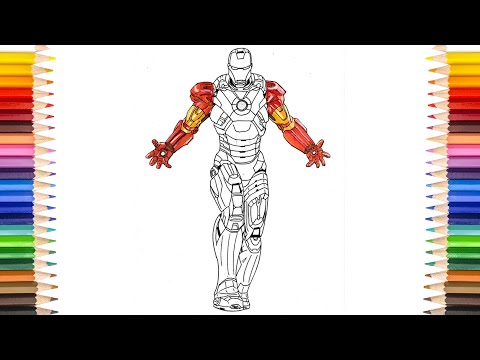 ironman age of ultron  color ironman mark 45 coloring