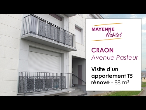 Visite des logements T5 à louer à CRAON - Mayenne Habitat