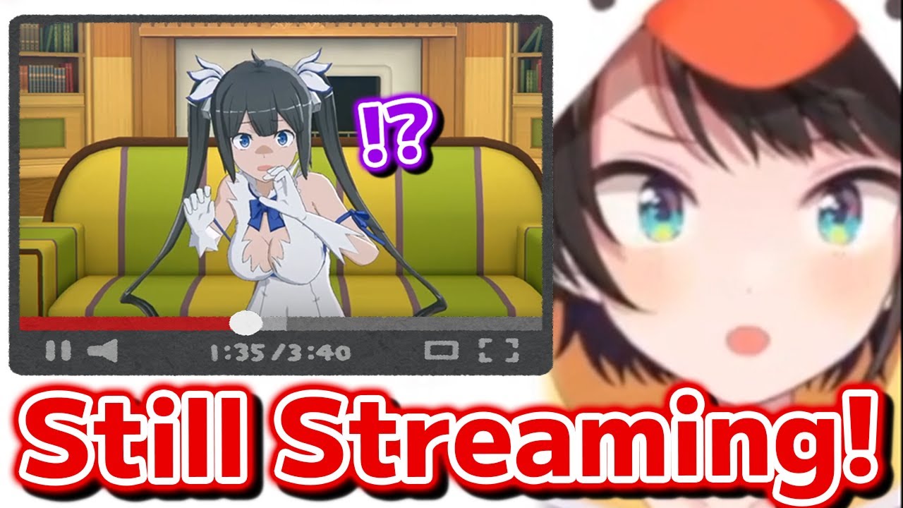 Subaru panics at streamer (Hestia) not turning off her stream and exposing her embarassing moment