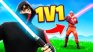 I Challenged the Last Player with Lightsaber 1v1 in Fortnite!