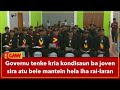 Governu tenke kria kondisaun ba joven sira atu bele mantein hela iha rai-laran