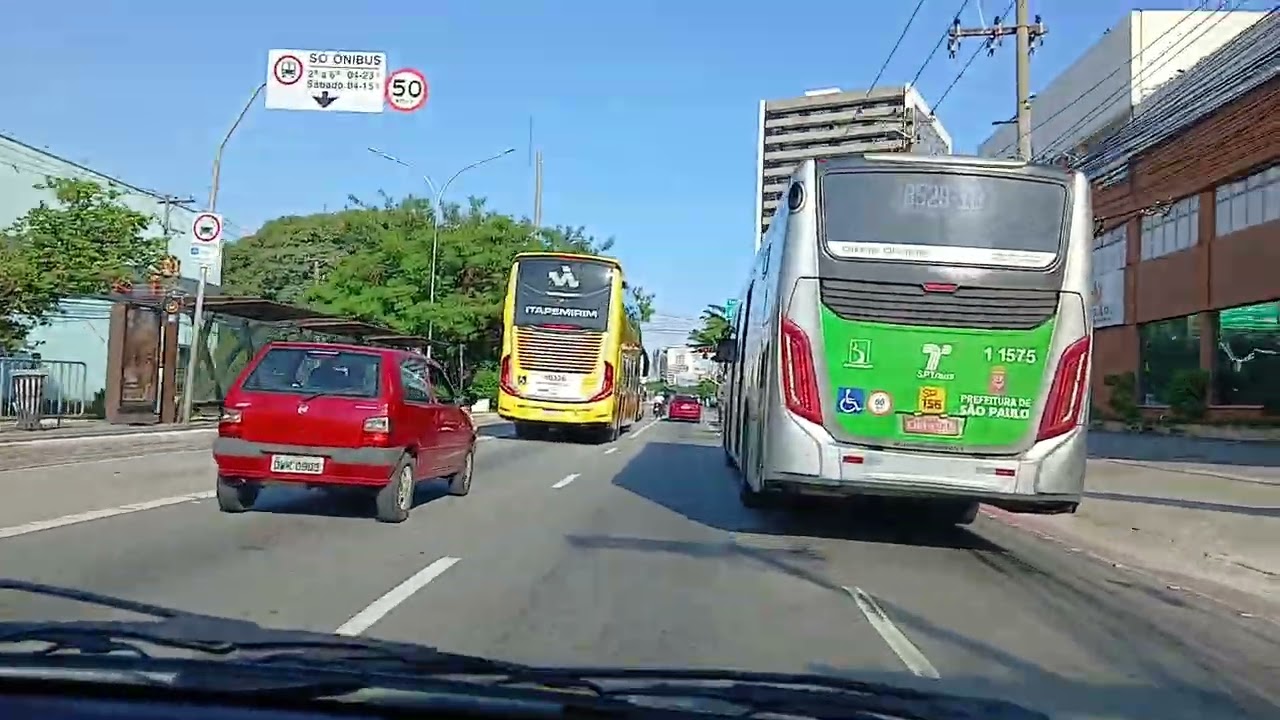 Bairro de Pirituba rumo ao Bairro de Santa Cecília, SP.