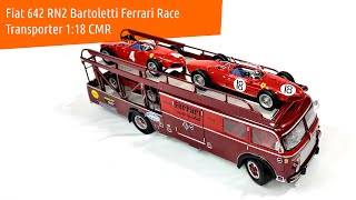 Fiat 642 RN2 Bartoletti Ferrari Race Transporter 1:18 CMR diecast scale model truck Unboxing Review