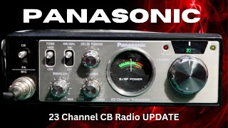 panasonic rj 3200 vintage 23 channel cb radio (update)