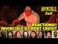 Invincible Season 3 Post Credit Scene Youtubers Reactions Compilation | Invincible 3x8 Finale