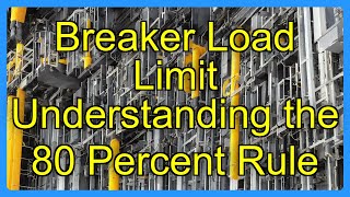Breaker Load Limit Understanding the 80 Percent Rule