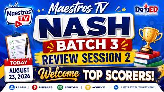 NASH Batch 3 | Meet & Greet + Review Session 2