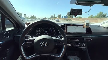 sunnypilot with adjustable following distance, using OP longitudinal (freeway)