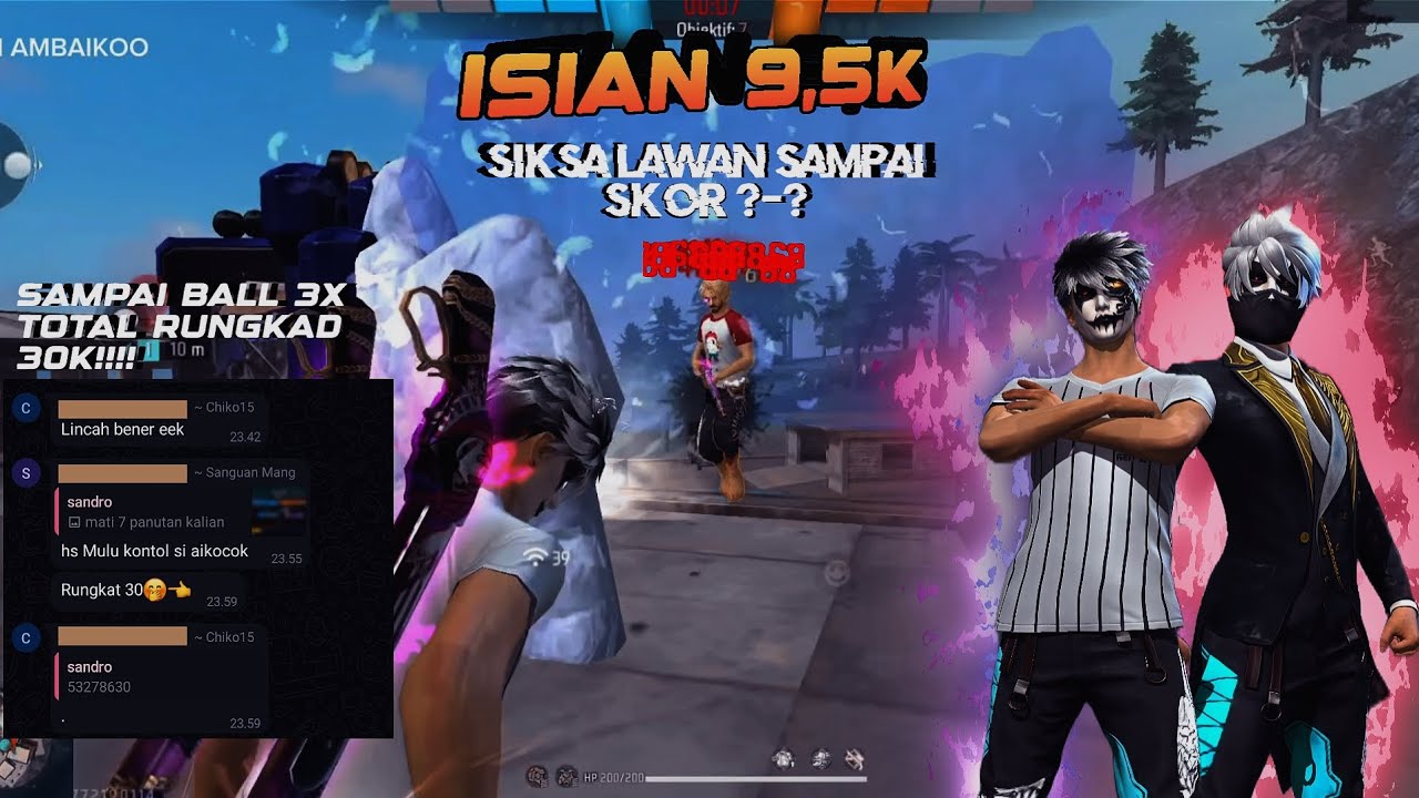 ISIAN22 9,5 MUSUH GA TRIMA SMPAI RUNGKAD 30K!!!
