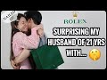 ROLEX WATCH ANNIVERSARY UNBOXING + SURPRISING MY HUSBAND OF 21 YEARS WITH..... 🤫*HE WAS SHOCKED*