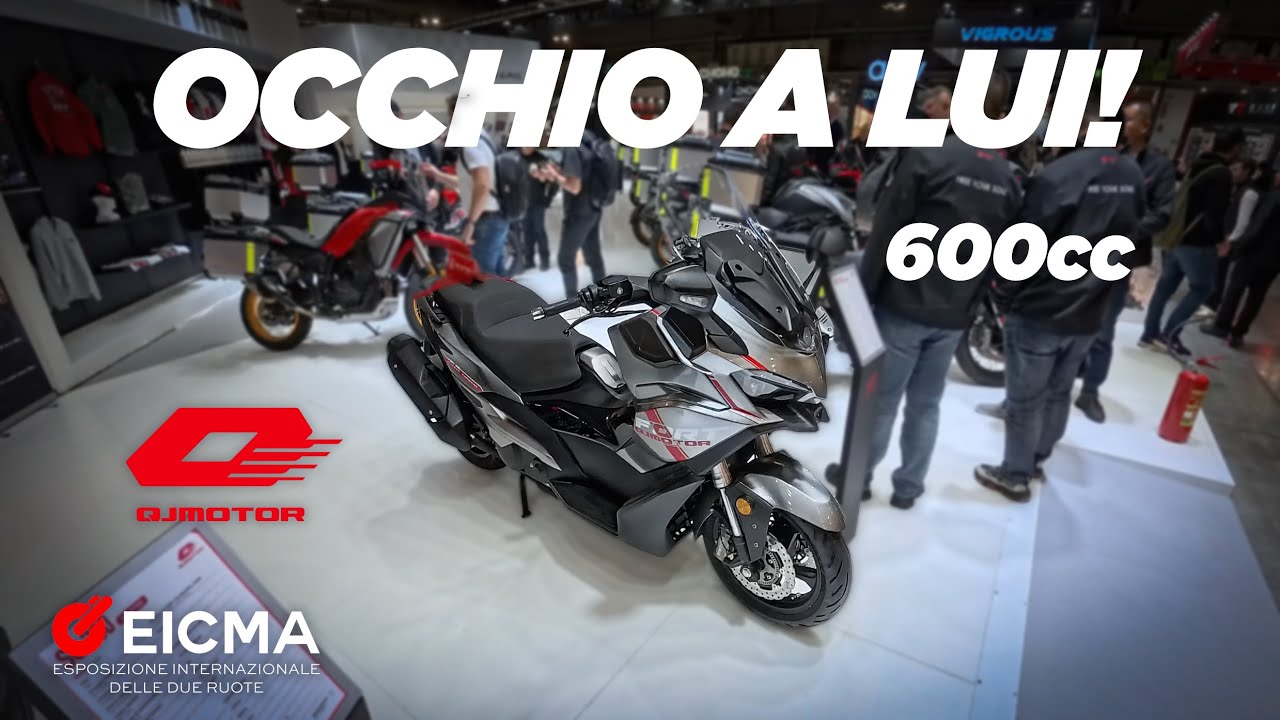 NUOVO QJ MOTOR FORT 600 : SFIDA AL TMAX E AK 550 - NOVITA EICMA 2025