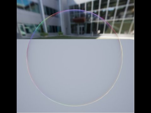 Unreal Engine 5 Iridescent Bubble Material