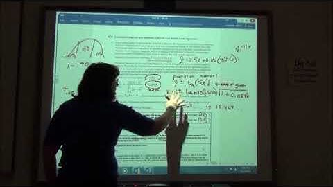 RC6   Confidence intervals and prediction intervals from simple linear regression