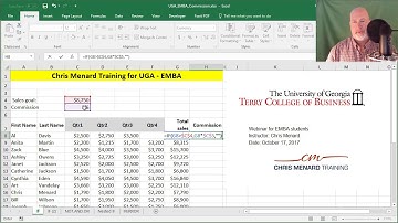 Advanced VLookup with nested functions by Chris Menard