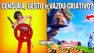 FORTNITE - CENSURA BIA, MUDANÇAS e NOVOS VAZAMENTOS CRIATIVO 2.0?