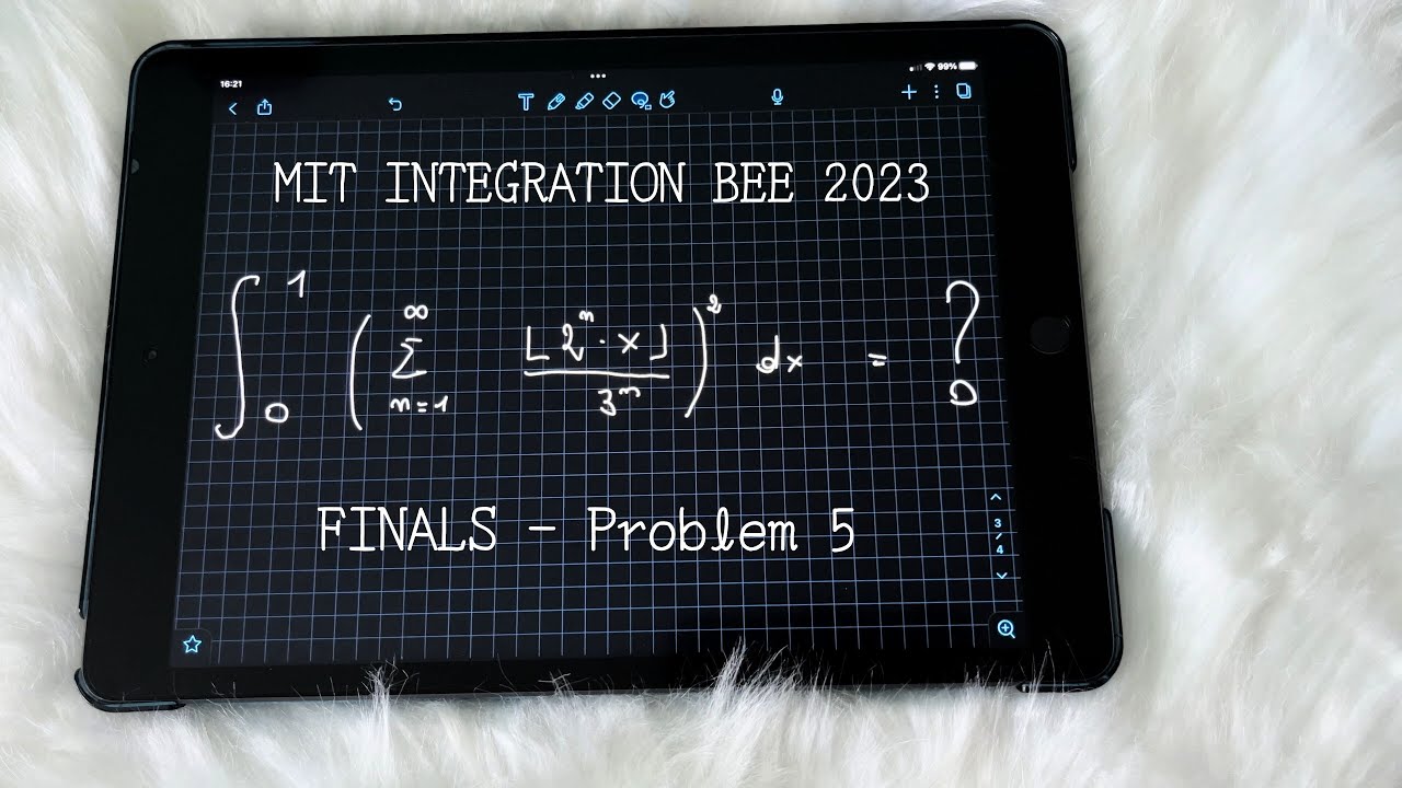 ASMR | MIT Integration bee 2023: Final - Problem 5 - YouTube