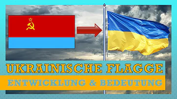 Was bedeutet das Zeichen auf der Ukraine Flagge?