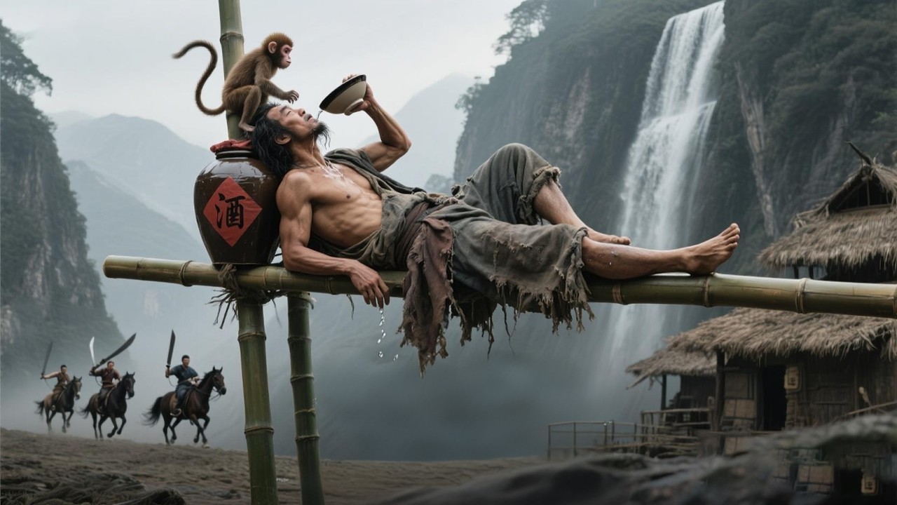 醉酒小夥竟是武林高手，無敵醉拳瞬間秒殺全場丨Kungfu丨2025丨Donnie丨功夫丨動作#武俠 #辛芷蕾  #熱門 #movie #中國電視劇#许凯#赵丽颖#白鹿#景甜