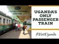 My First Ugandan Train Ride In Kampala. This Is Uganda's Only Passenger Train.