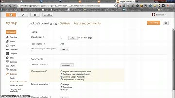 Comment Moderation In Blogger