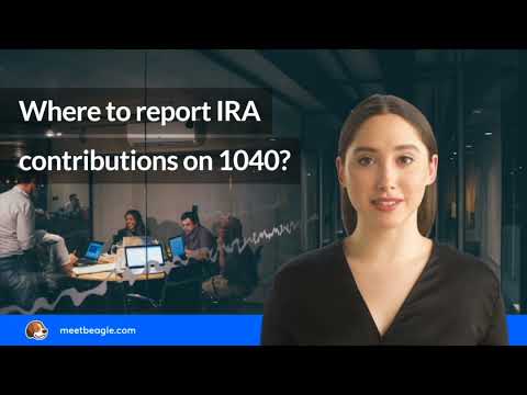 Video: Di mana kontribusi 401k di 1040?