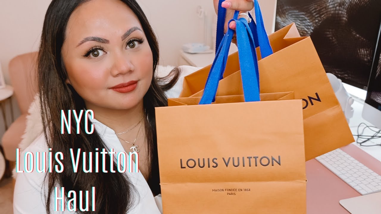 LOUIS VUITTON UNBOXING, NEW YORK CITY 🇺🇸🛍 HAUL