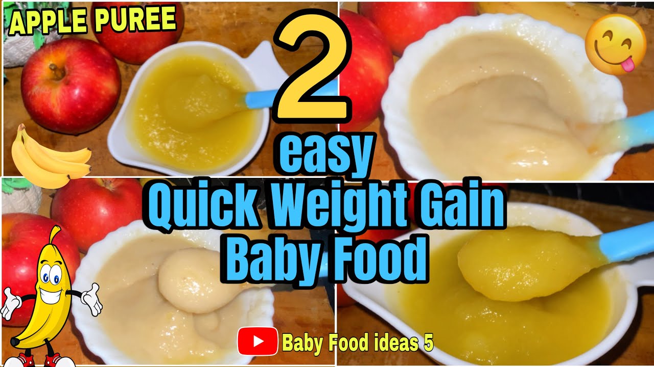 2 Healthy Weight Gain Food For Babies And Toddlers APPLE PUREE 2-healthy-weight-gain-food-for-babies-and-toddlers-apple-puree