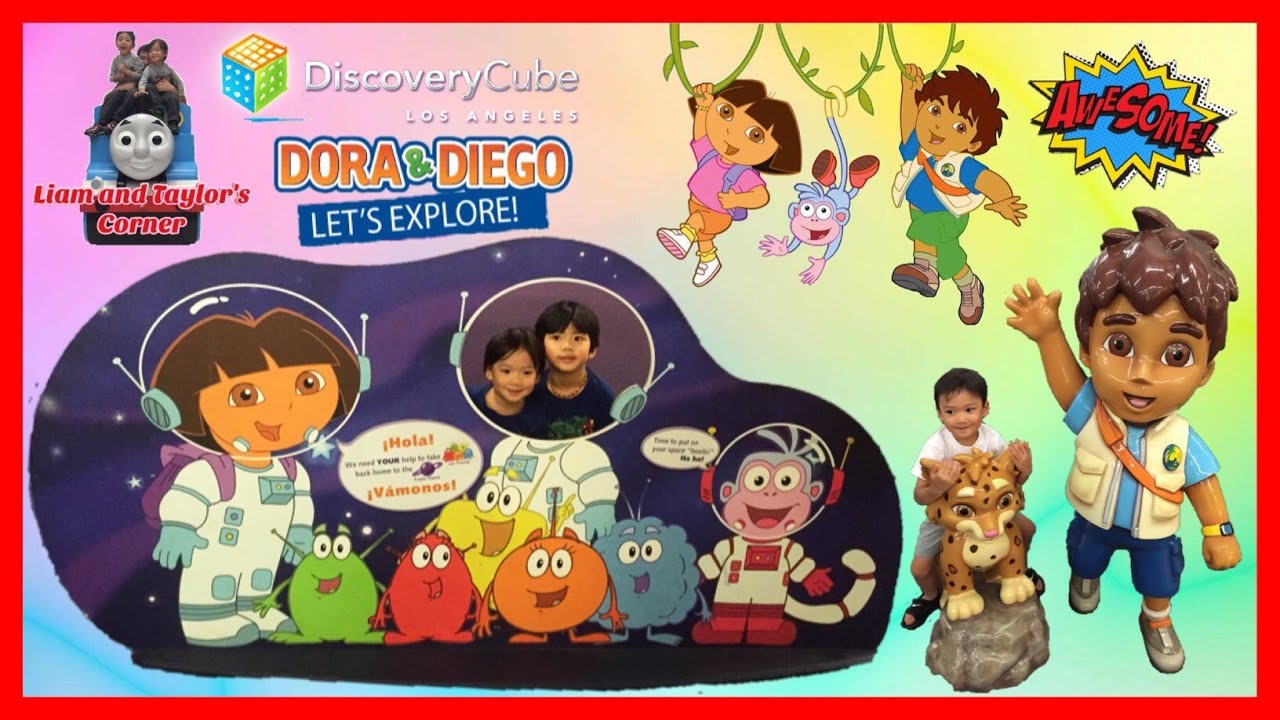 Dora the Explorer & Diego Let's Explore at Discovery Cube Science Museum | Liam and Taylor's Corner