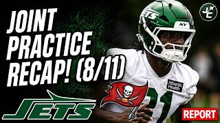 FIGHTS! New York Jets vs Tampa Bay Buccaneers Joint Practice RECAP! (8/11)
