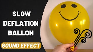 Slow Deflation Ballon Sound Effect Stereo High Quality 96kHz
