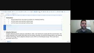Automated DP-4 Developmental Profile - Fourth Edition for the Automated Psych Report