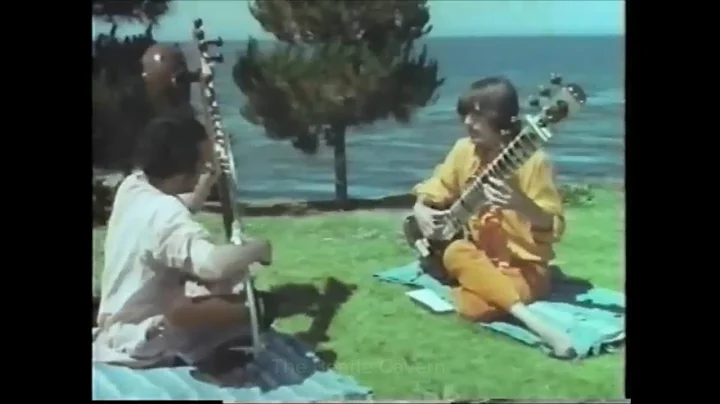 Ravi Shankar Teaches George Harrison the Sitar | Rare Beatles Moment