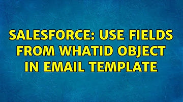 Salesforce: Use fields from WhatID object in Email Template