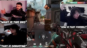 Tarik, TenZ & Shanks Were SHOCKED After 100T Asuna UNREAL JUMPING HEADSHOT Against Sentinels In VCT