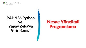 PAI1926 Python ve Yapay Zeka