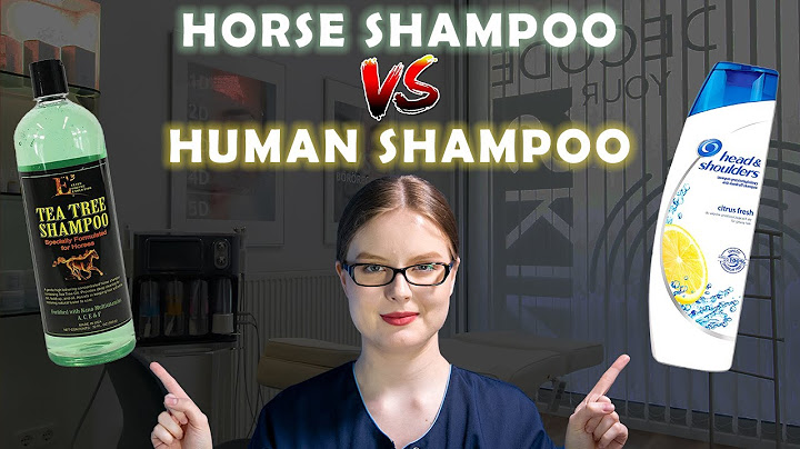 Is horse shampoo good for humans?