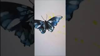From My Canvas to Life - Watch This Butterfly Take Flight 🦋✨