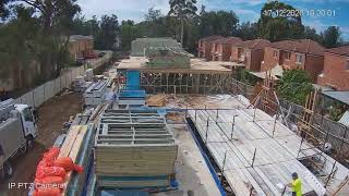 Solar Security CCTV Time Lapse Construction Site Unit Build