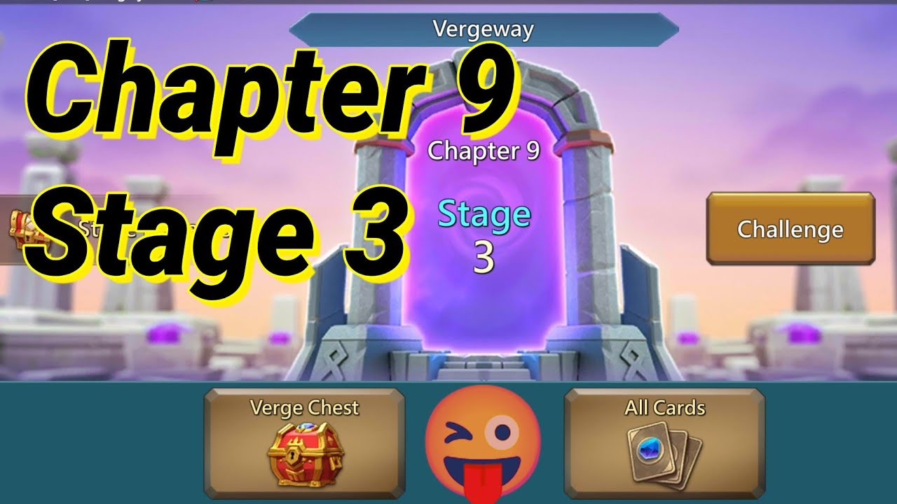 Hept bot Lords mobile vergeway Challenges Chapter 11. Глава 9 этап 9 лордс мобайл