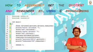 Famous How to accurately get the Quotient and Remainder by using C programming Profile