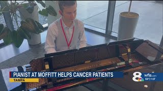 Pianist with autism greets Moffitt cancer patients with comforting music screenshot 4